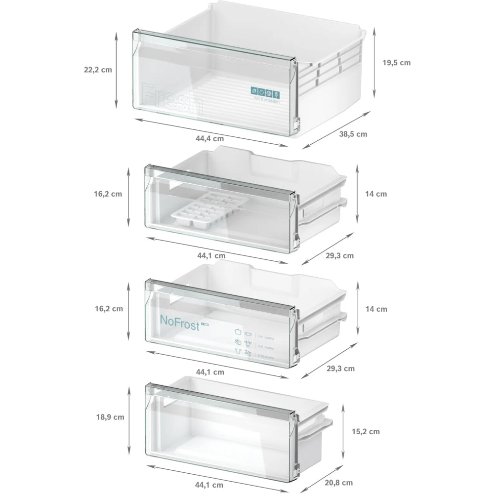 Siemens KI96NNSE0 iQ100 Fridge Freezer - product image 7