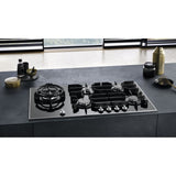 5 Burner Gas Hob Black Stainless Steel - Miele KM3054-1 - Naamaste London Homewares - 8