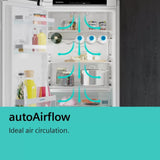 134L Under counter Larder Fridge, Fixed Hinge, White - Siemens KU21RVFE0G iQ500 - London Houseware - 5