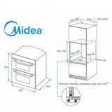 Midea MBOD50M3AD0-BK Oven - product image 4