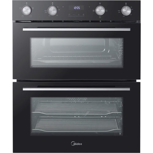 Midea MBOD50M3AD0-BK Built-Under Electric Double Oven, Black, A Rated
