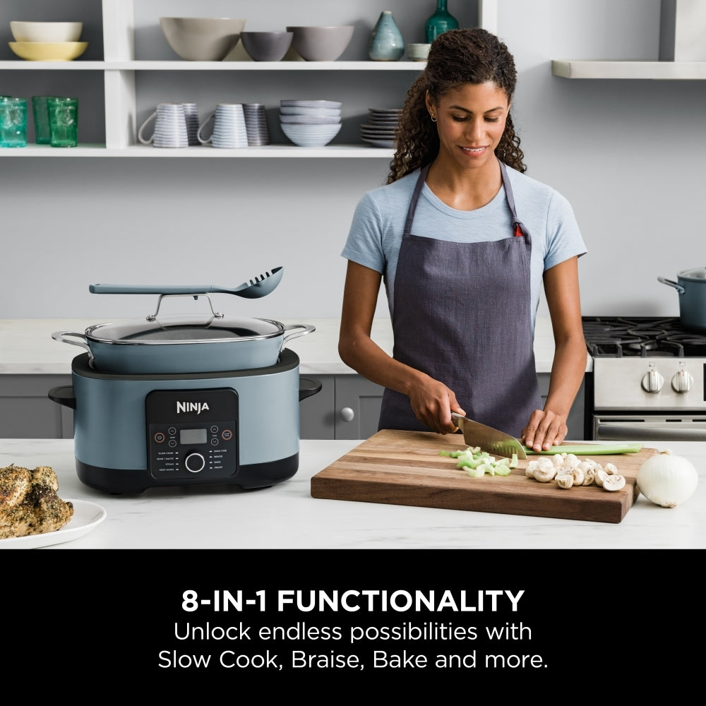 Ninja MC1001UK Foodi 8-in-1 PossibleCooker, Sea Salt Grey - product image 2