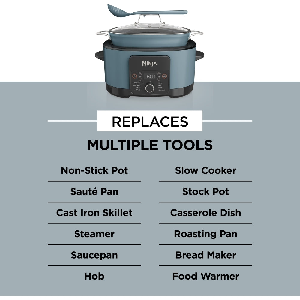Ninja MC1001UK Foodi 8-in-1 PossibleCooker, Sea Salt Grey - product image 10