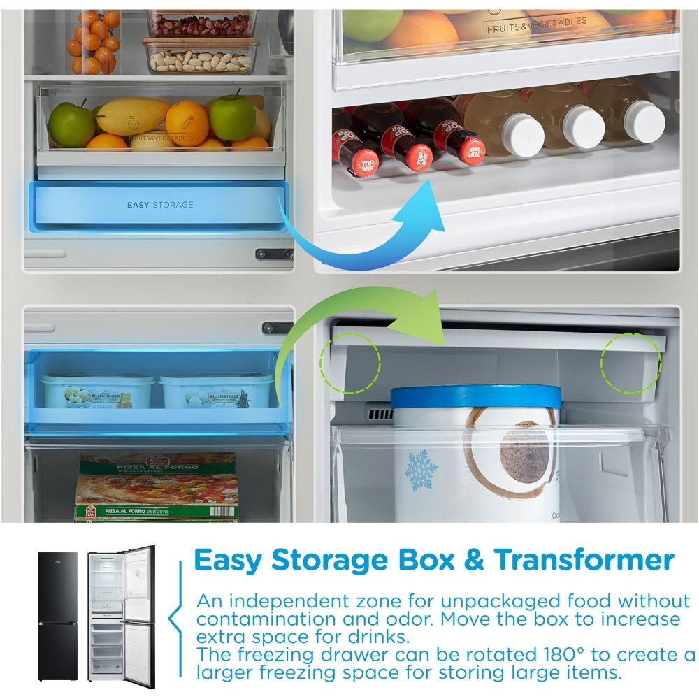 Midea MDRB379FGD30 Fridge Freezer - product image 5