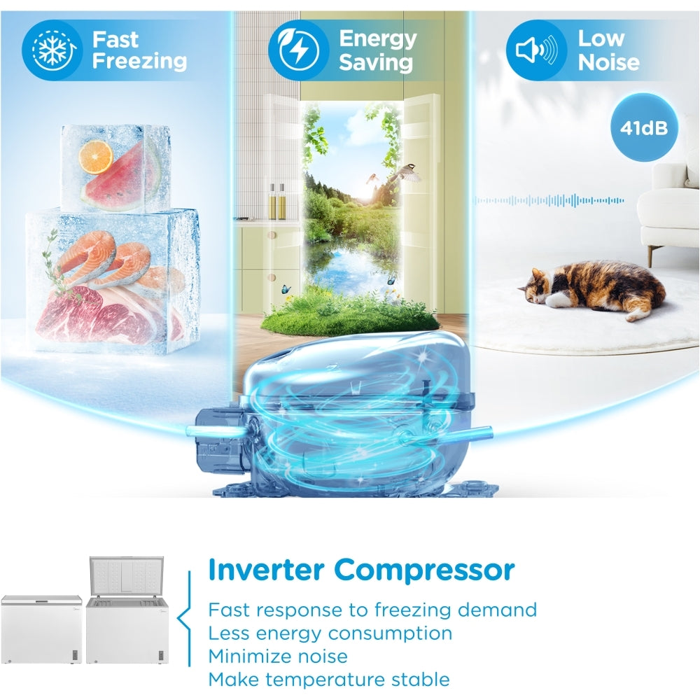 Midea MDRC345FZE01 Freezer - product image 12