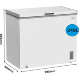 Midea MDRC345FZE01 Freezer - product image 5