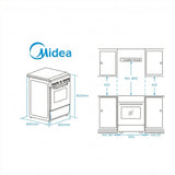 Midea MFO20DME4H109-WH Oven - product image 4