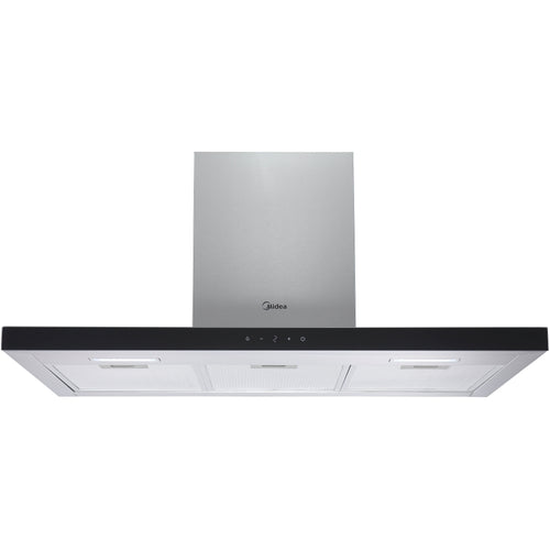 Midea MH90M21ET33SG-UK 90cm Chimney Cooker Hood, Stainless Steel, A+++ Rated