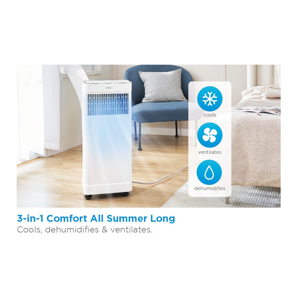 Midea MPPA-07CRN7-QB6(A) Portable Air Conditioner - 7000 BTUs - product image 6