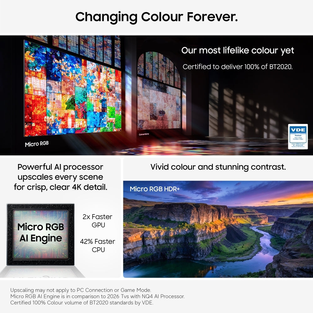 Samsung MRE55R85HAUXXU 55" Micro RGB Smart Television - product image 3