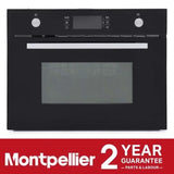 Montpellier MWBIC74B-44L Black Integrated Microwave Oven - London Houseware -2
