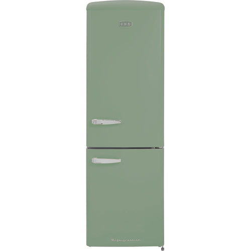 330L Retro Frost Free Fridge Freezer, 60/40, Green - CDA Florence Meadow