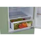 330L Retro Frost Free Fridge Freezer, 60/40, Green - CDA Florence Meadow - London Houseware - 4
