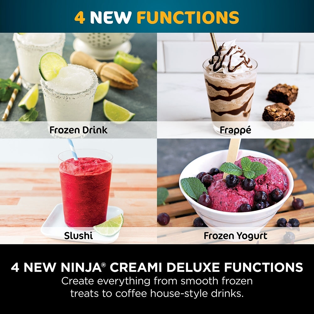 Ninja NC501UK CREAMi Deluxe 10-in-1 Ice Cream and Frozen Drink Maker - product image 11