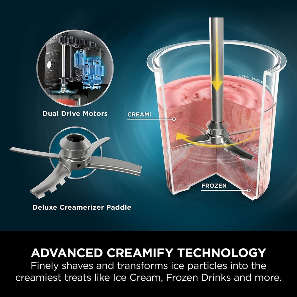 Ninja NC501UK CREAMi Deluxe 10-in-1 Ice Cream and Frozen Drink Maker - product image 15