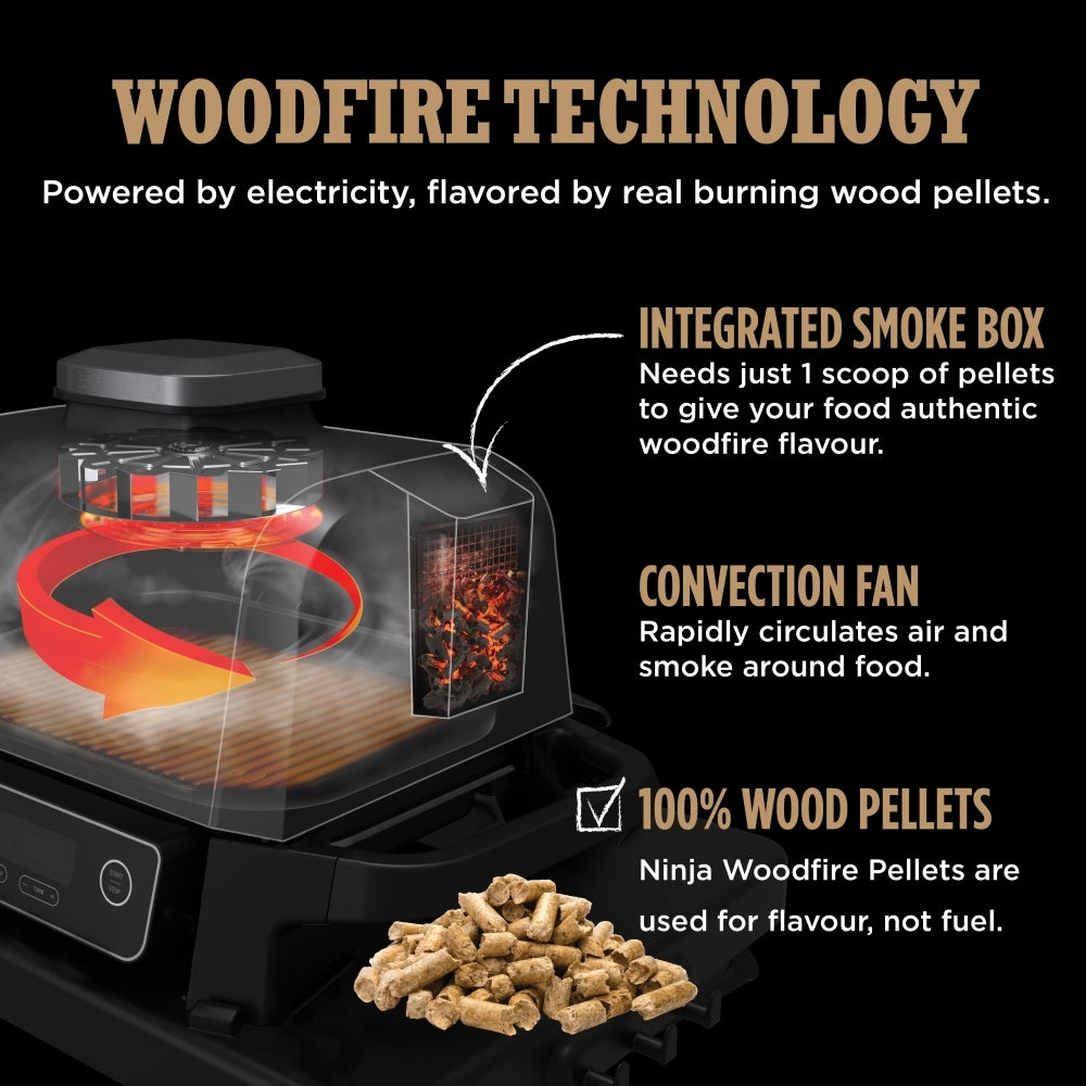 Ninja OG701UK Woodfire Electric BBQ Grill & Smoker - product image 7