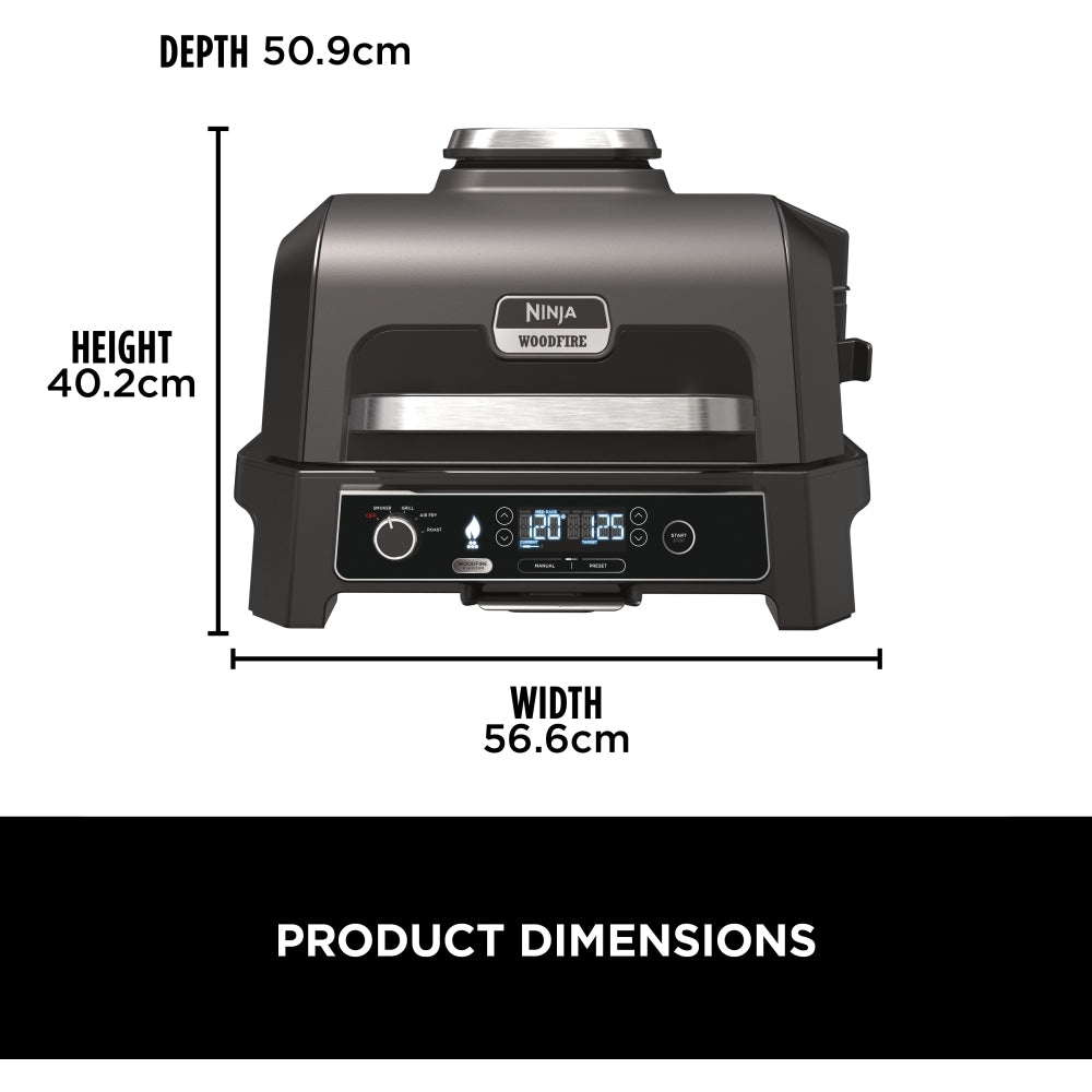 Ninja OG850UK Woodfire Pro XL Electric BBQ Grill & Smoker - product image 14