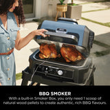 Ninja OG901UK Black & Blue Woodfire Pro Connect XL Electric BBQ Grill & Smoker - product image 3