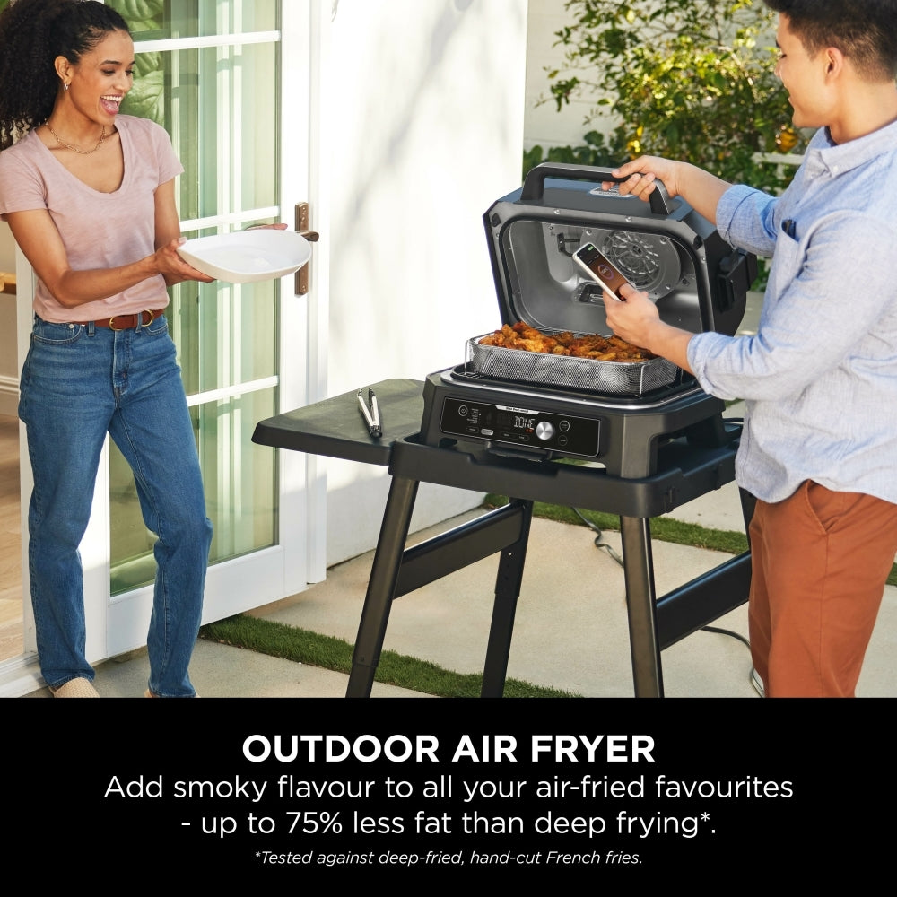 Ninja OG901UK Black & Blue Woodfire Pro Connect XL Electric BBQ Grill & Smoker - product image 4