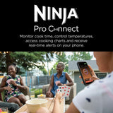 Ninja OG901UK Black & Blue Woodfire Pro Connect XL Electric BBQ Grill & Smoker - product image 5