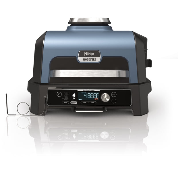 Ninja OG901UK Black & Blue Woodfire Pro Connect XL Electric BBQ Grill & Smoker - product image 1