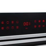 SIA Black 13 Function Self-Cleaning Oven, 5 Zone Ceramic Hob & Cooker Hood Extractor Fan - London Houseware - 7