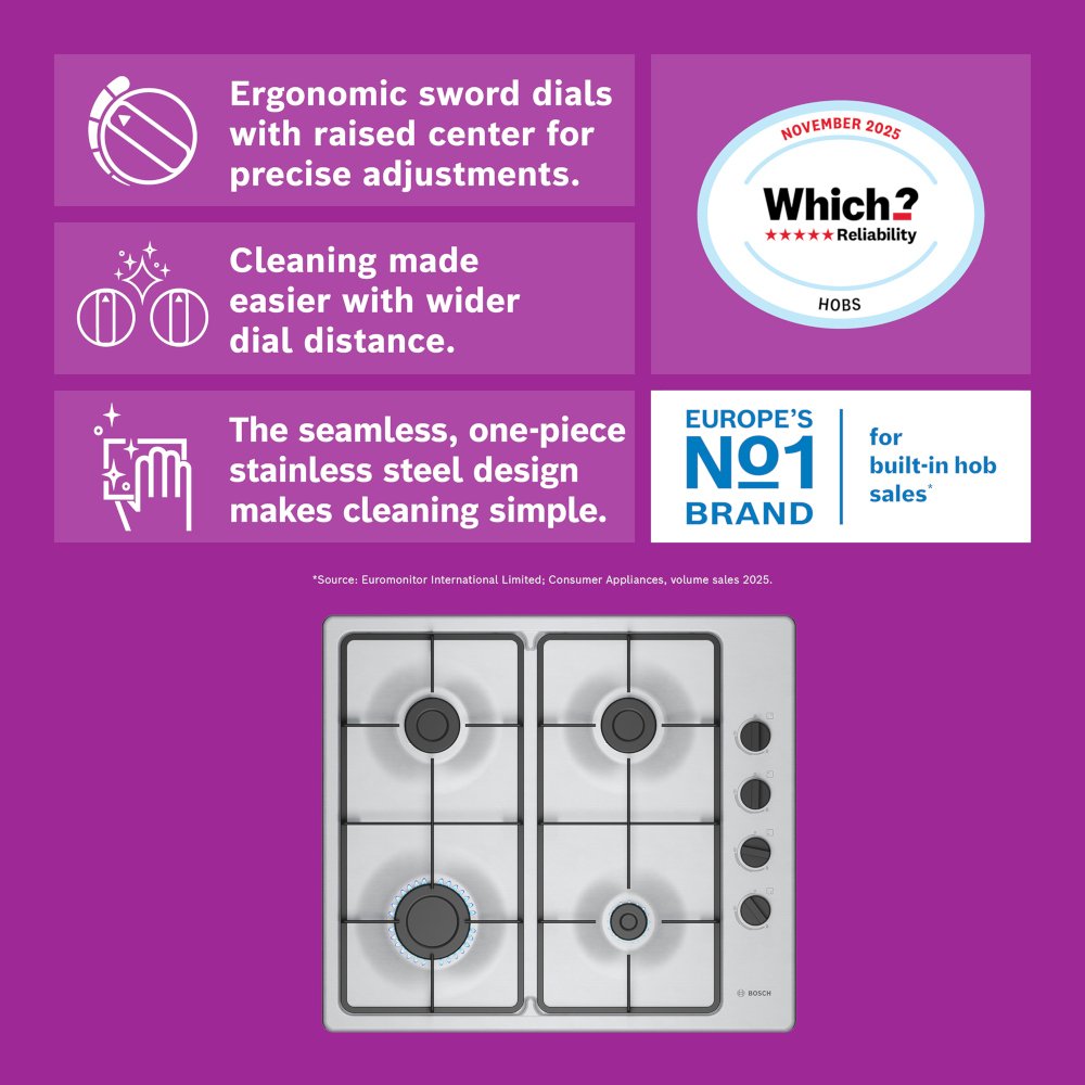Bosch PBP6B5K60 Series 2 Hob - product image 2