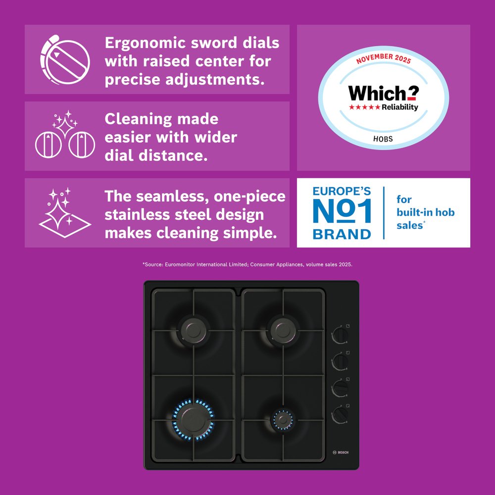 Bosch PBP6B6K60 Series 2 Hob - product image 2