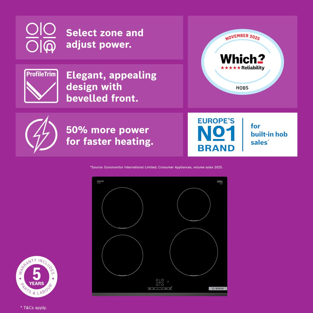 Bosch PIE631BB5E Series 4 Hob - product image 2