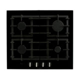 Black Glass Bosch Gas Hob 4 Burner - PPP6A6B90 Series 6 - Naamaste London Homewares - 1