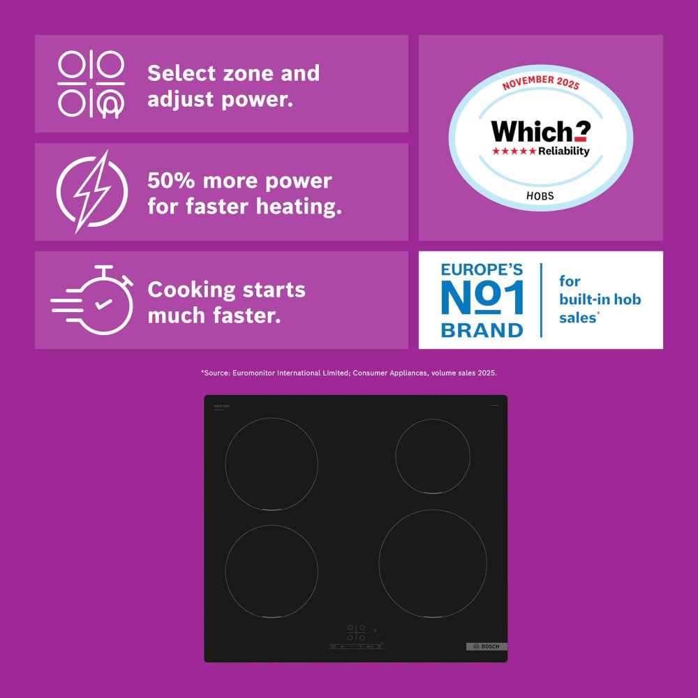 Bosch PUE611BB5E Series 4 Hob - product image 2