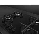 60cm 4 Burner Smeg Gas Hob Black on Glass - PV264B - Naamaste London Homewares - 4