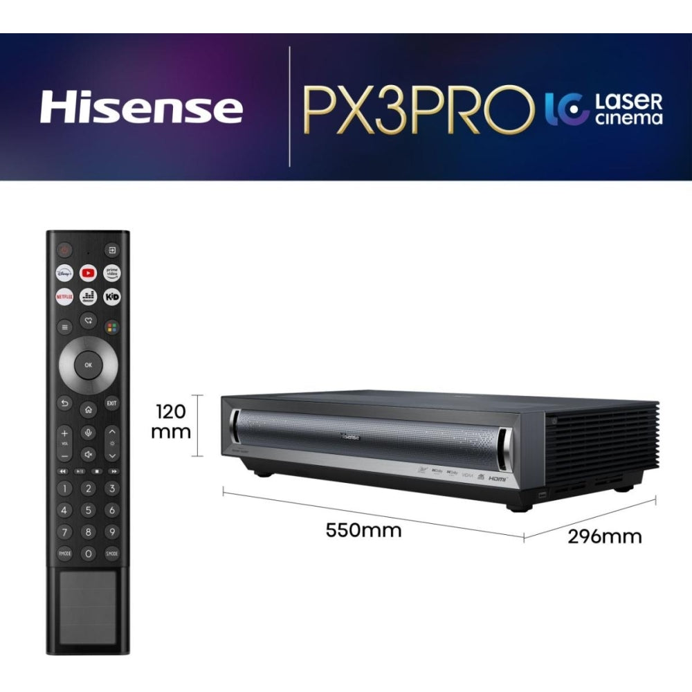 Hisense PX3-PRO 4K Smart Laser Cinema - product image 2