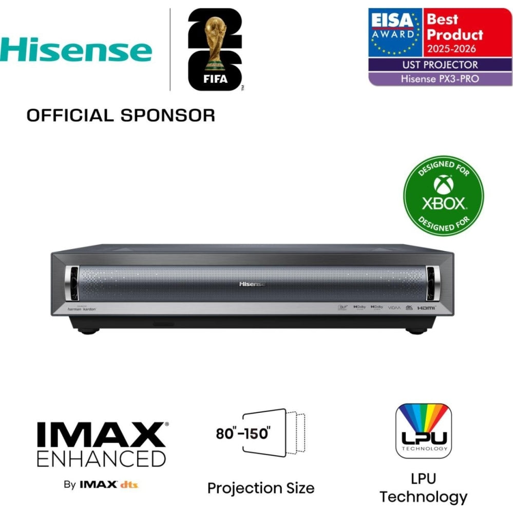 Hisense PX3-PRO 4K Smart Laser Cinema - product image 1