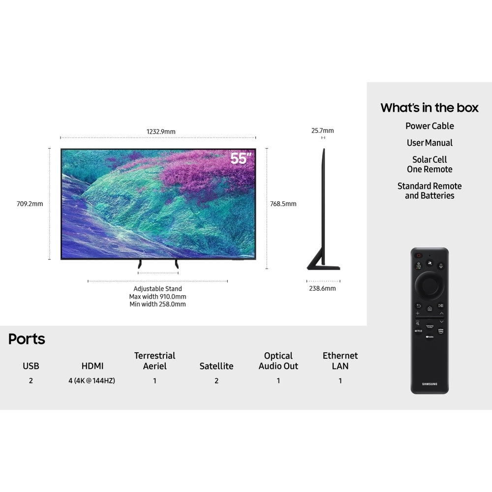 Samsung QE55QN1EFAUXXU 55" QLED Smart Television - product image 5