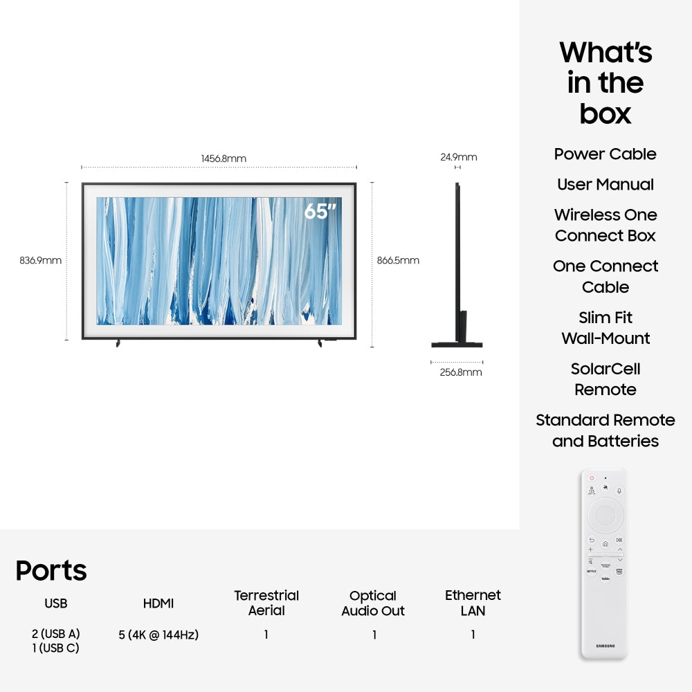 Samsung QE65LS03HWUXXU 65" Neo QLED Smart Television - product image 9