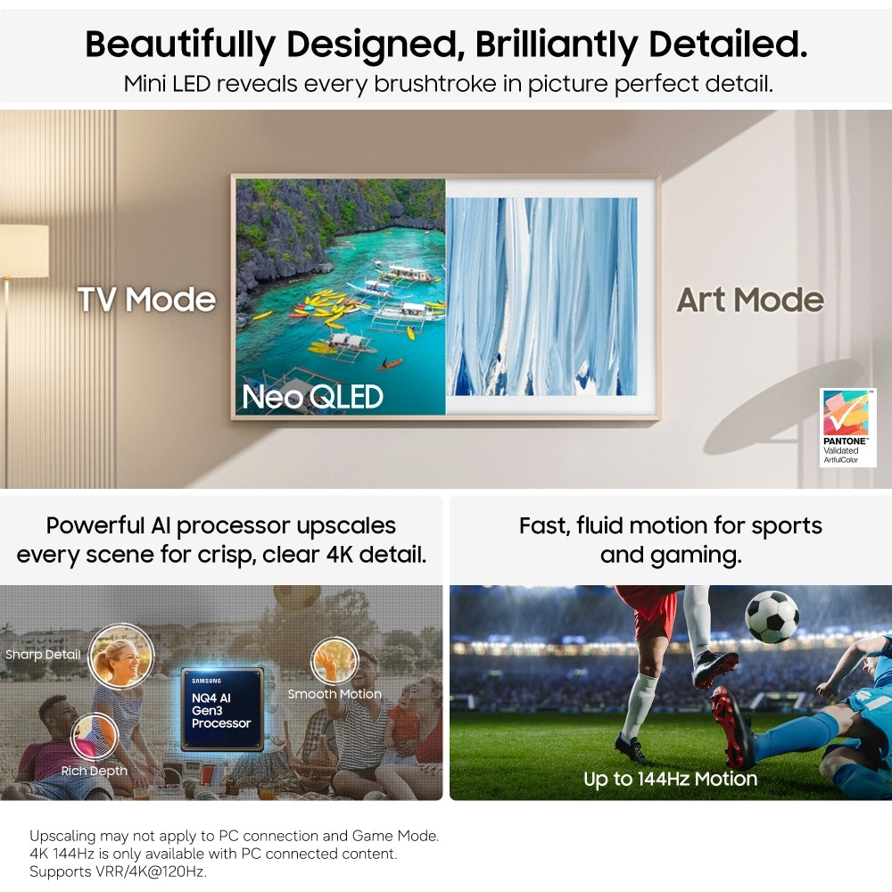 Samsung QE75LS03HWUXXU 75" Neo QLED Smart Television - product image 3