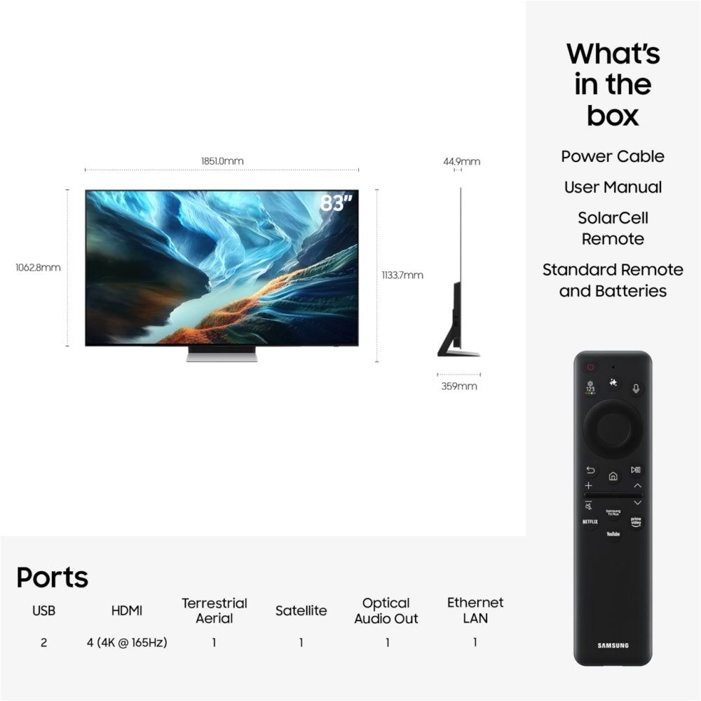 Samsung QE83S90HAEXXU 83" OLED Smart Television - product image 7