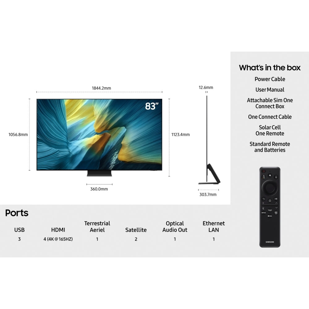 Samsung QE83S95FAEXXU 83" OLED Smart Television - product image 5