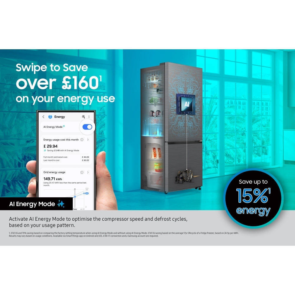 Samsung RB34C632ESA/EU Fridge Freezer - product image 6