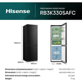 Hisense RB3K330SAFC Hi3 Fridge Freezer - product image 45