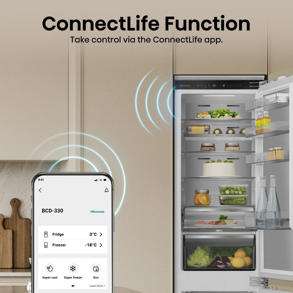 Hisense RB5B280SSWC Fridge Freezer - product image 4