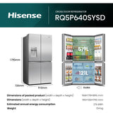 Hisense RQ5P640SYSD Fridge Freezer - product image 24