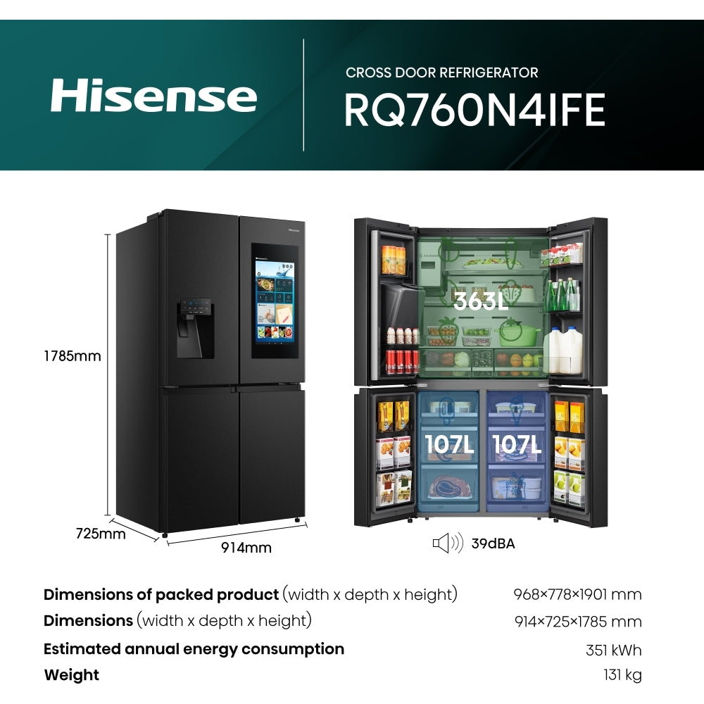 Hisense RQ760N4IFE Fridge Freezer - product image 25