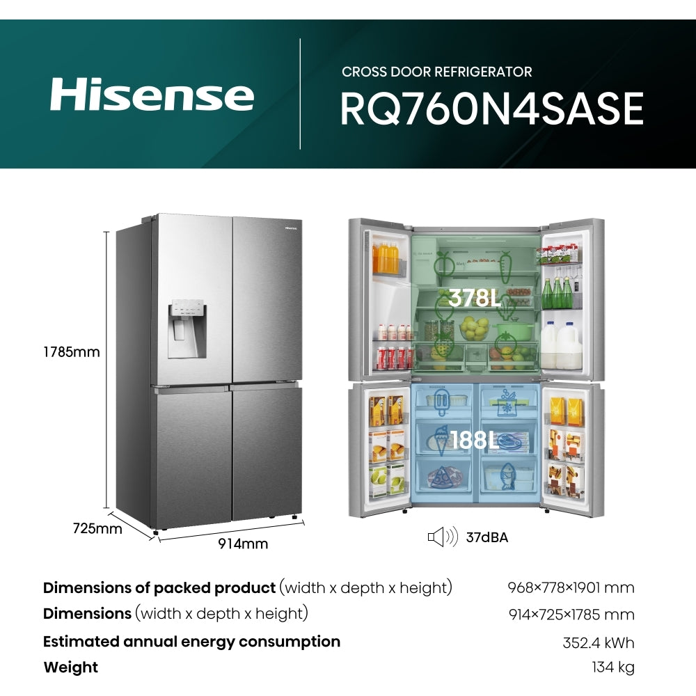 Hisense RQ760N4SASE Fridge Freezer - product image 25