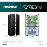 Hisense RQ768N4GBE Fridge Freezer - product image 34