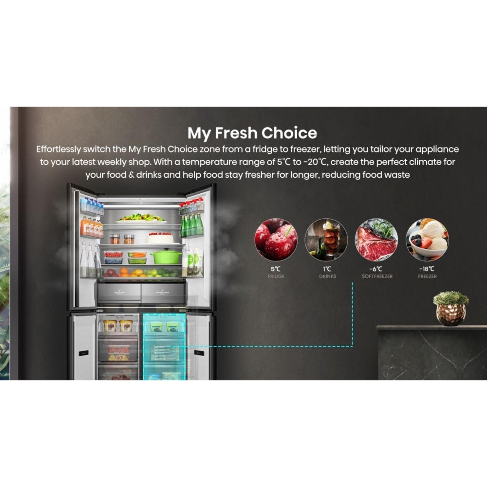 Hisense RQ768N4GBE Fridge Freezer - product image 5