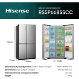 Hisense RS5P668SSCC Fridge Freezer - product image 14