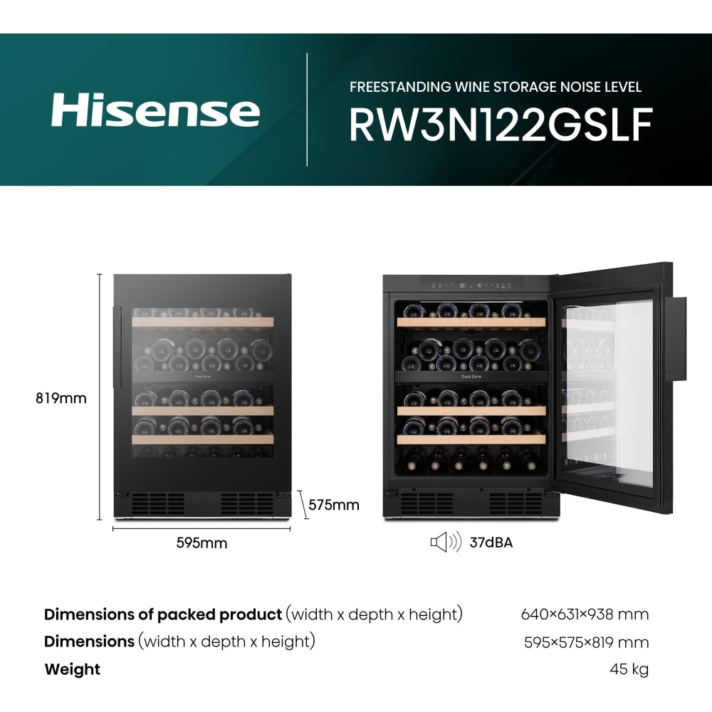 Hisense RW3N122GSLF Wine Cooler - product image 22