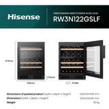 Hisense RW3N122GSLF Wine Cooler - product image 22